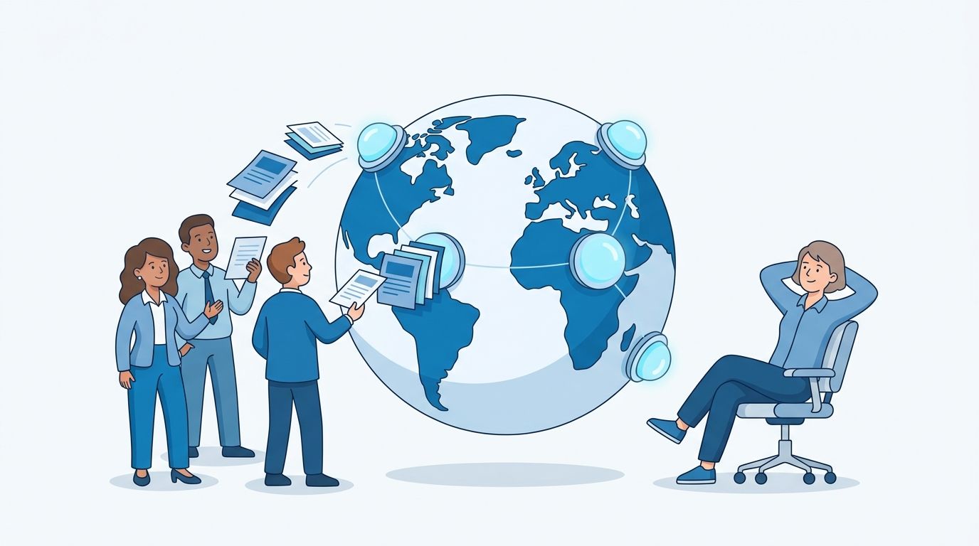 La rete iWebLab Edge che serve le pagine già pronte dalla cache ai visitatori, gestita dal nostro team
