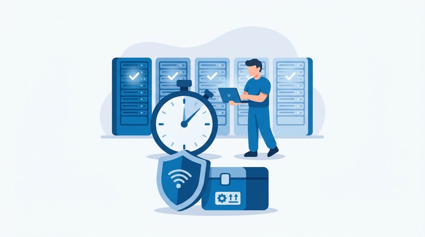 Server aggiornati uno dopo l’altro in poco tempo, con protezione e copie di sicurezza pronte
